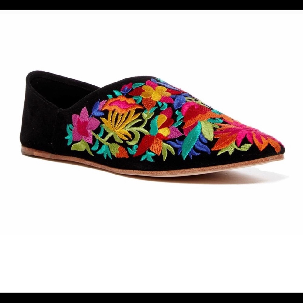 Jeffrey Campbell Embroidered Flats